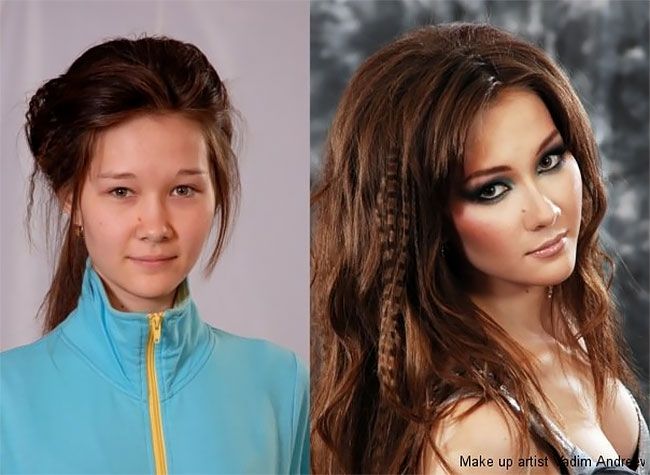 Удивительные превращения, или как девушек можно не узнать после работы визажиста - 329942 Удивительные превращения, или как девушек можно не узнать после работы визажиста - фото 329942