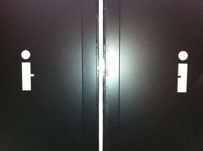 16 оригінальних табличок, які добре показують різницю між чоловічим та жіночим туалетом - фото 326993