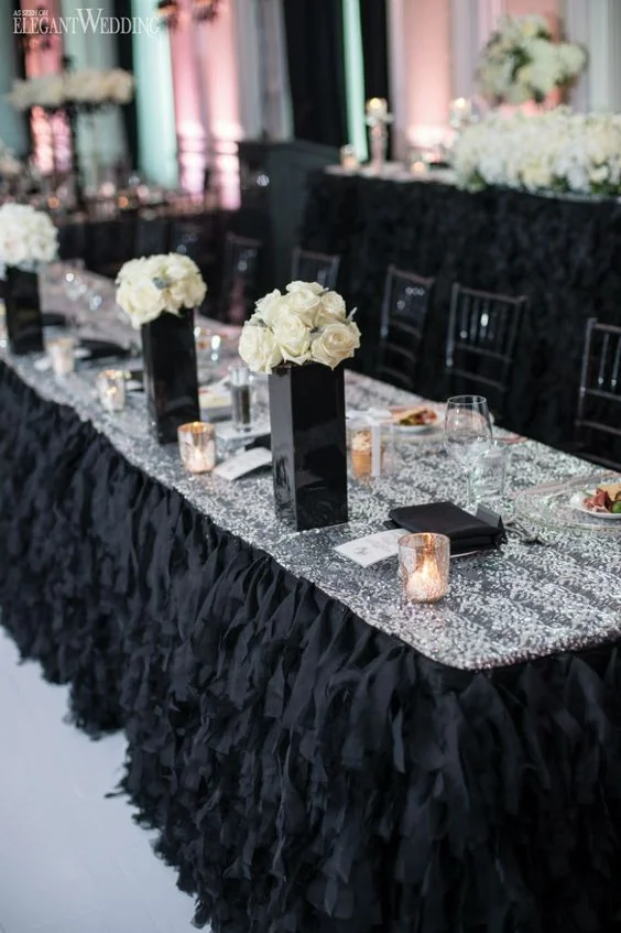 Свадьба 2017: стильные идеи декора в черном цвете - фото 333700