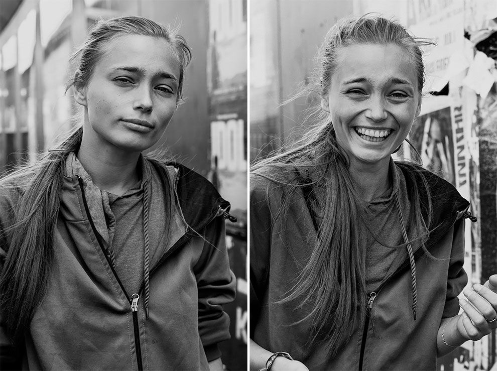 Фотограф показав, як змінюються обличчя людей до і після поцілунку - фото 336315