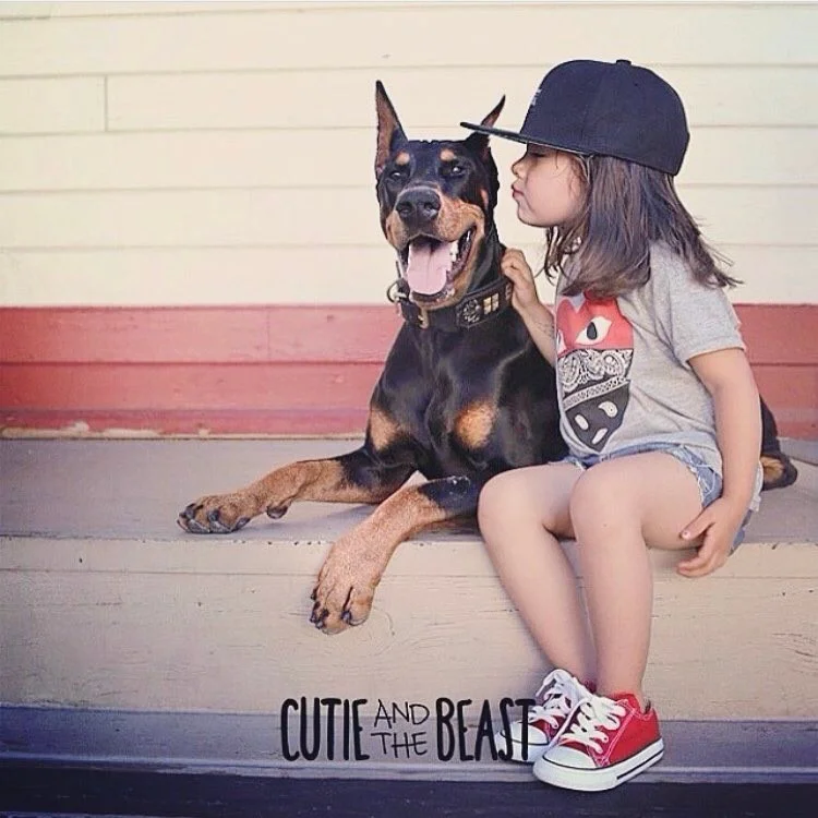 Удивительная дружба маленькой девочки и огромной собаки - это самое милое, что вы видели - фото 334737