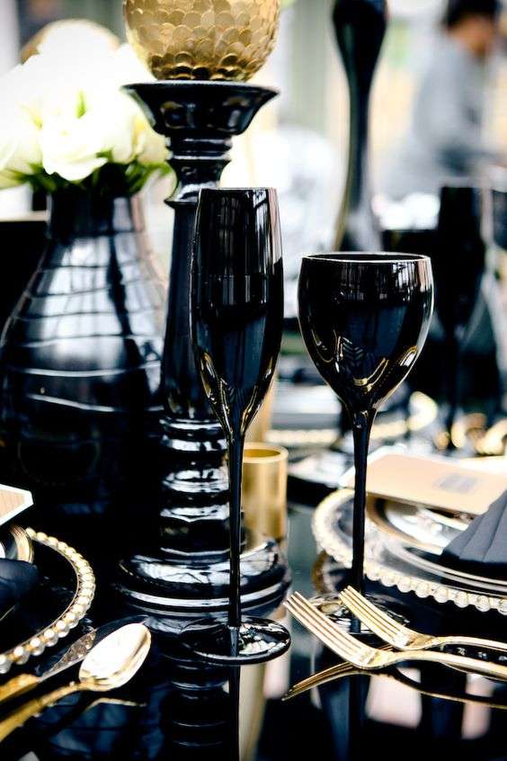 Весілля 2017: стильні ідеї декору у чорному кольорі - фото 333697