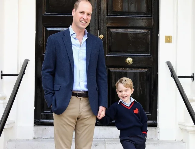 Принц Вільям з сином Джорджем - фото 339856