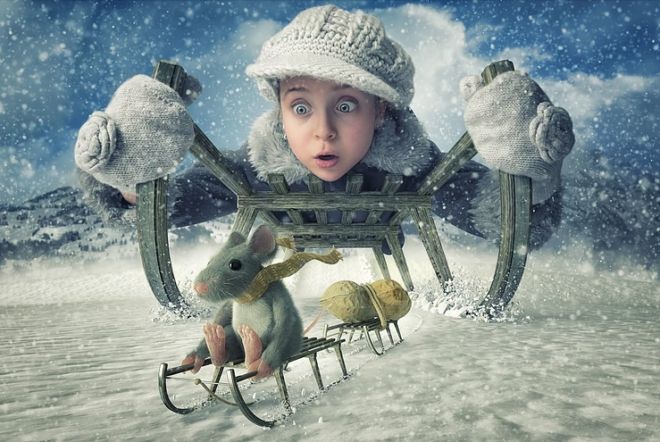 Веселый папочка издевается над своими детьми с помощью фотошопа - фото 338213
