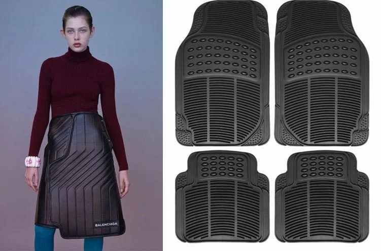 Известный бренд пошил юбку, похожую на автомобильный коврик - ее цена вас шокирует - фото 347800