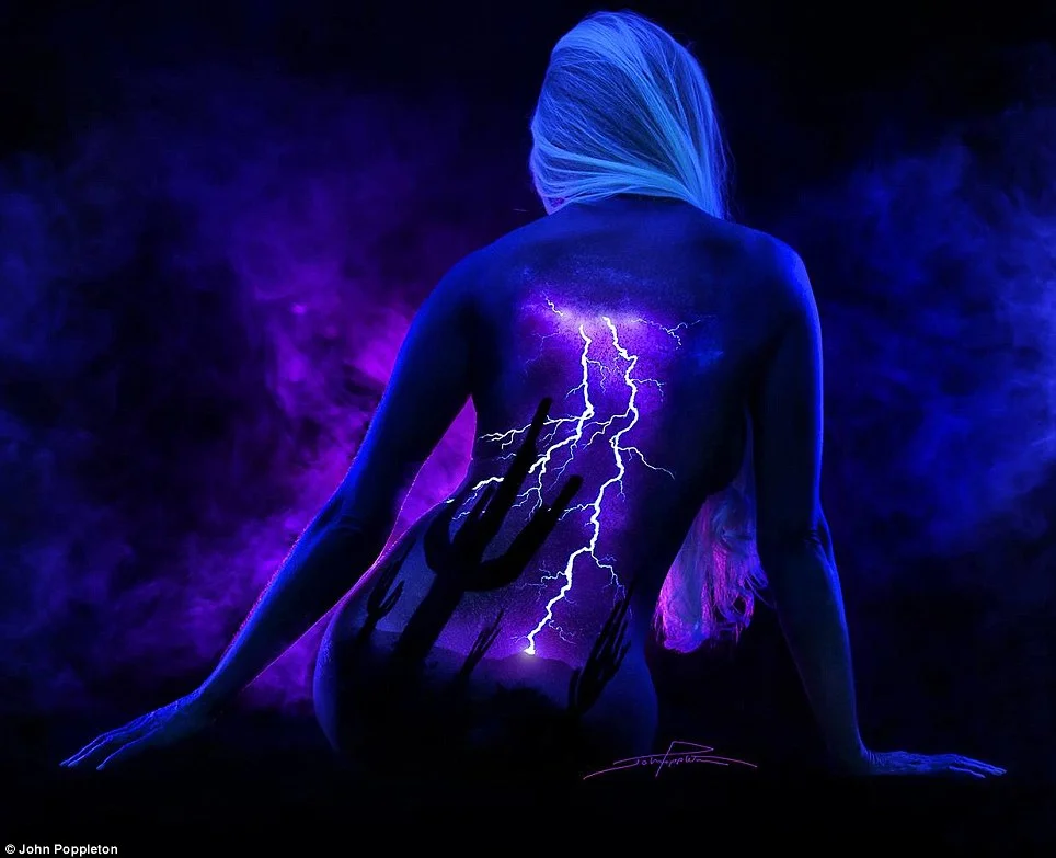 Неймовірний ультрафіолетовий боді-арт, який ти маєш побачити - фото 347280