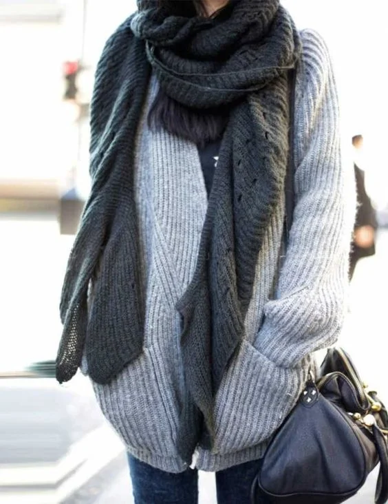Теплий тренд: які шарфи носити зимою 2017-2018 - фото 348053