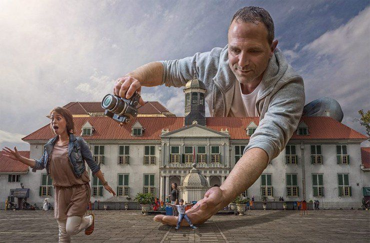 Фотошоп 80 lvl: отец сделал сину подарок в виде необычных фото - 342710 Фотошоп 80 lvl: отец сделал сину подарок в виде необычных фото - фото 342710