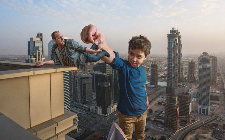 Фотошоп 80 lvl: отец сделал сину подарок в виде необычных фото - 342718 Фотошоп 80 lvl: отец сделал сину подарок в виде необычных фото - фото 342718