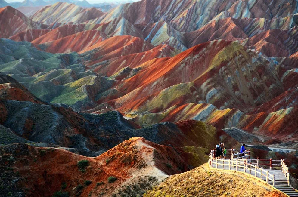 Цветные горы Китая - красота, которой вы еще не видели - фото 353792