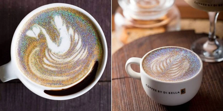 Новый Instagram-тренд: кофе с блестками - фото 349507