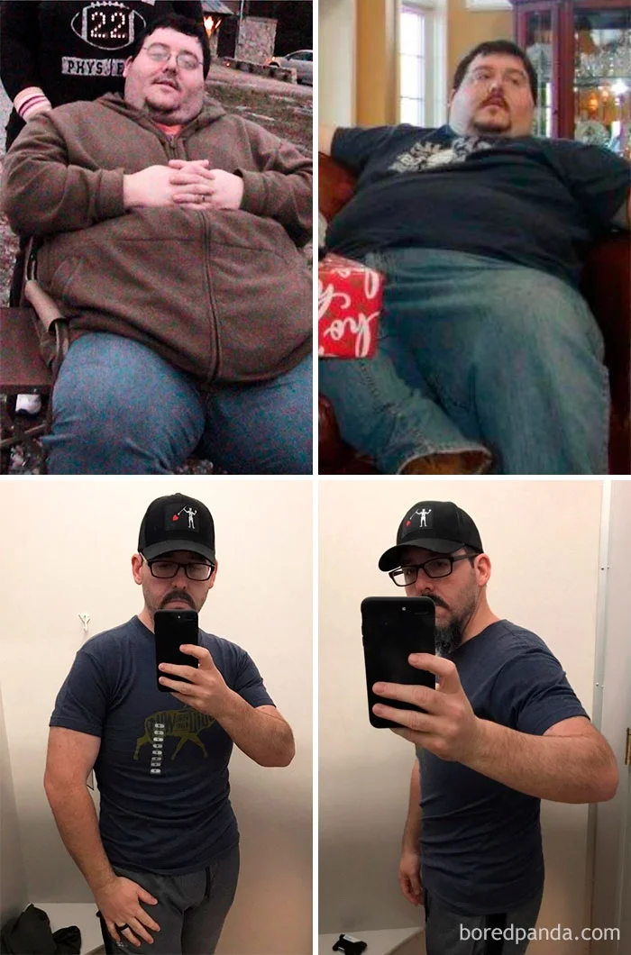 Вражаючі фото людей 'до' і 'після' схуднення, які надихають зайнятися собою - фото 348829