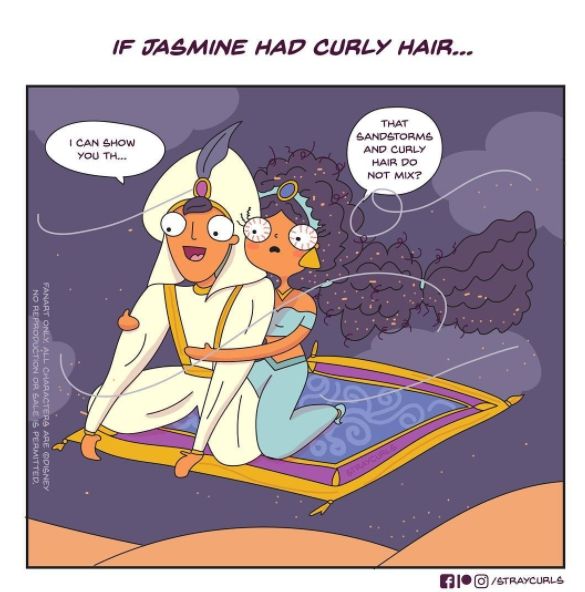 Як виглядали б принцеси Disney із кучерявим волоссям - 352316 Як виглядали б принцеси Disney із кучерявим волоссям - фото 352316