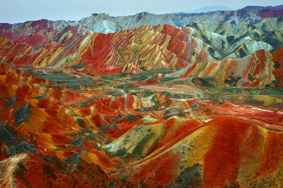 Цветные горы Китая - красота, которой вы еще не видели - фото 353799