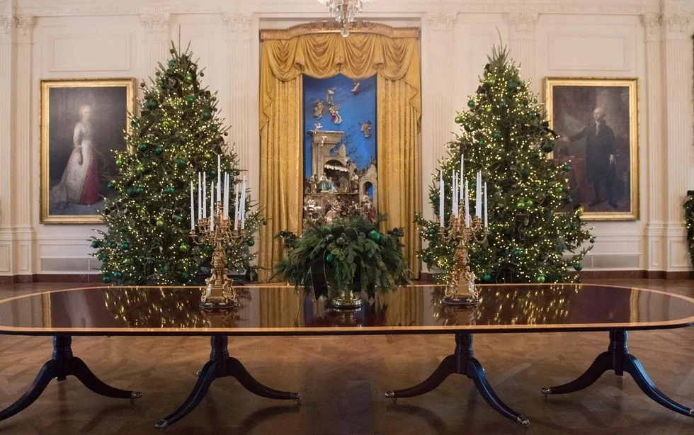 Праздник приближается: Белый дом украсили к Рождеству и он просто невероятный - фото 353730