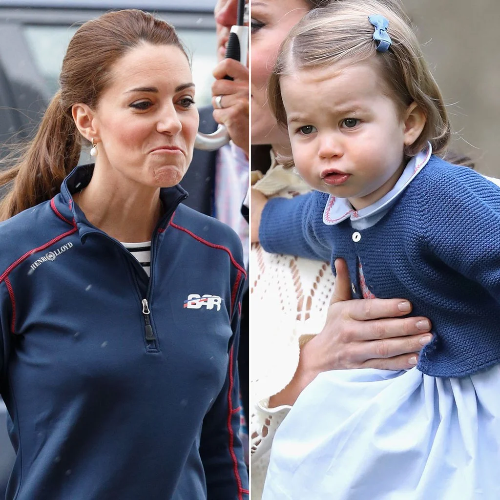 7 доказательств, что Кейт Миддлтон и принцесса Шарлотта похожи, как две капли воды - фото 352258