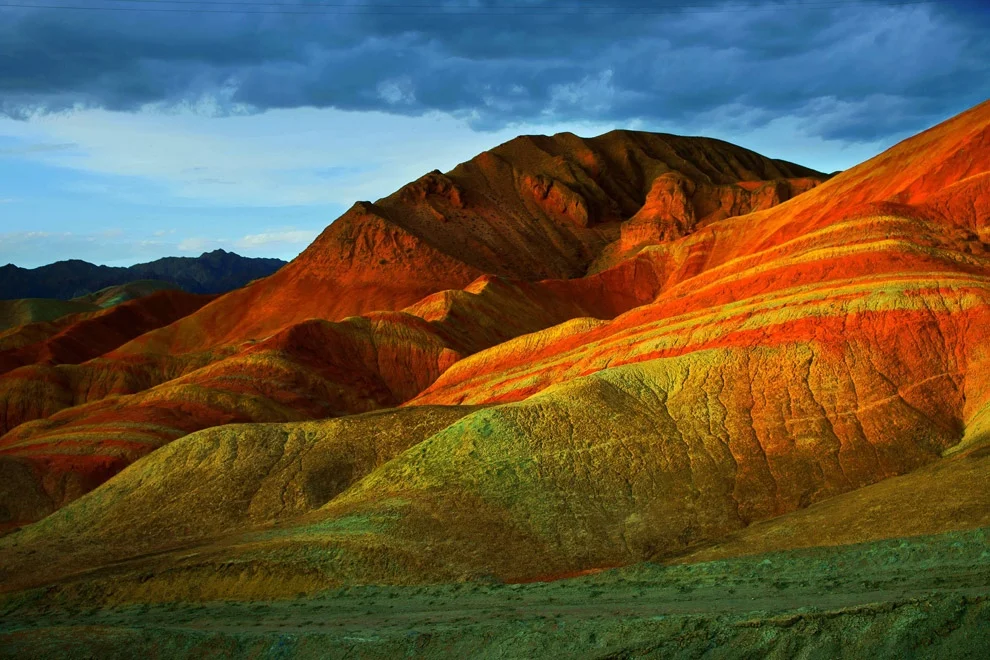 Цветные горы Китая - красота, которой вы еще не видели - фото 353796