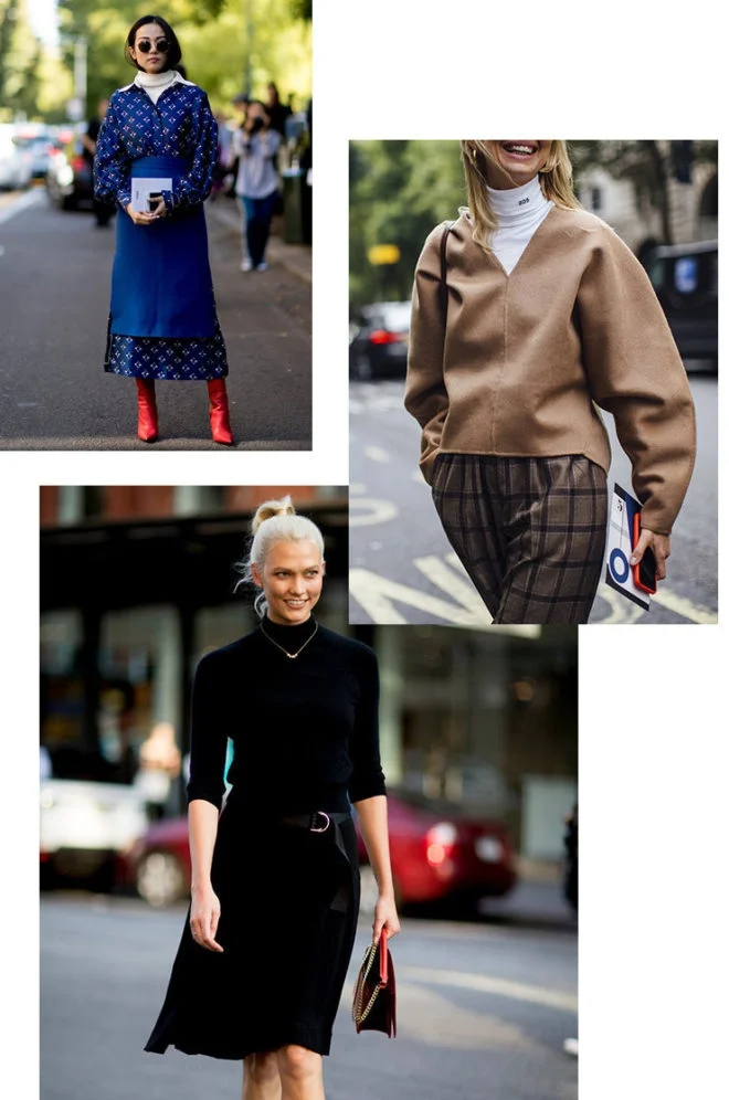 Streetstyle: как модно носить обычную водолазку - фото 350792