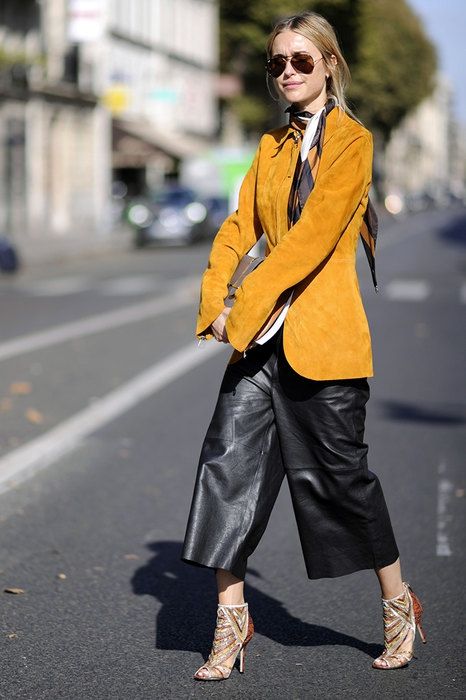 Звезды streetstyle демонстрируют фантастические образы с кожаными брюками - 352091 Звезды streetstyle демонстрируют фантастические образы с кожаными брюками - фото 352091