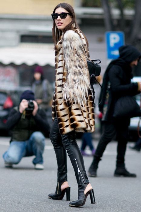 Звезды streetstyle демонстрируют фантастические образы с кожаными брюками - 352081 Звезды streetstyle демонстрируют фантастические образы с кожаными брюками - фото 352081