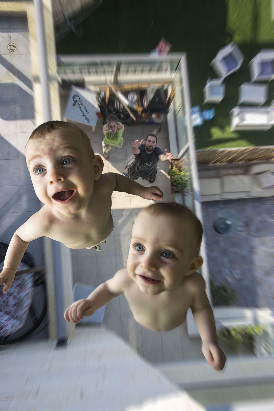 Отец издевается над детьми с помощью фотошопа, и это очень смешно - 354102 Отец издевается над детьми с помощью фотошопа, и это очень смешно - фото 354102