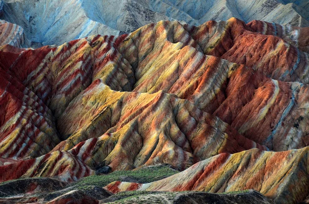 Цветные горы Китая - красота, которой вы еще не видели - фото 353793