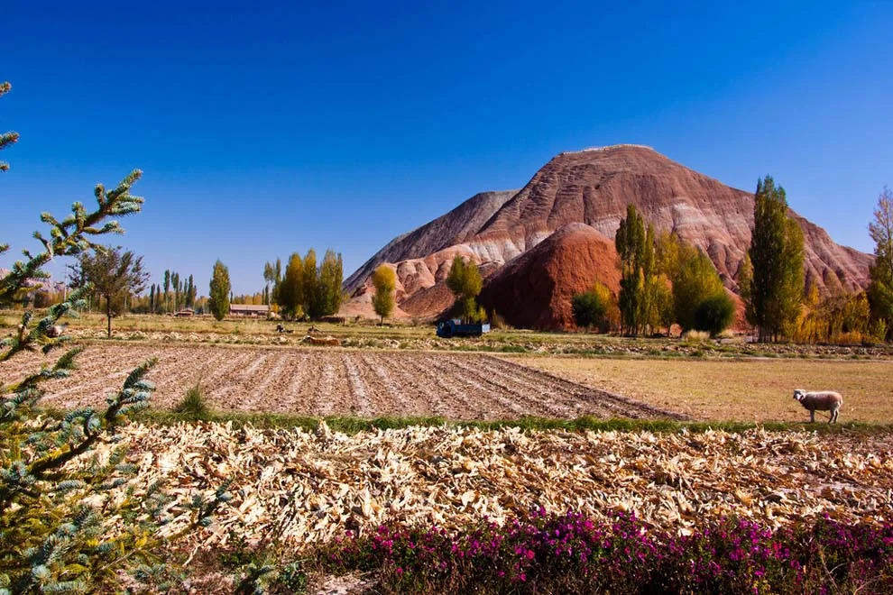 Цветные горы Китая - красота, которой вы еще не видели - фото 353794