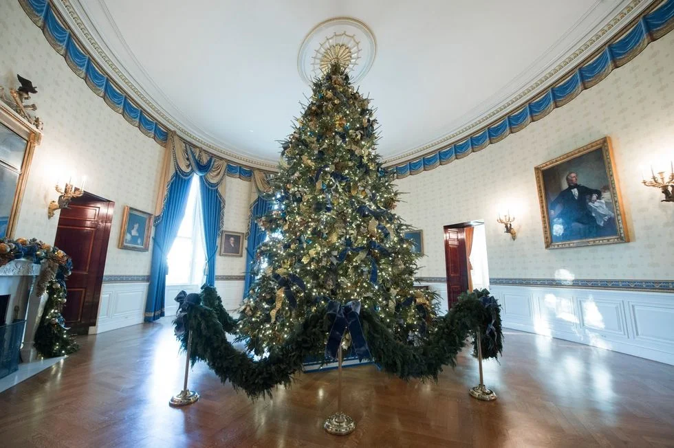 Праздник приближается: Белый дом украсили к Рождеству и он просто невероятный - фото 353725