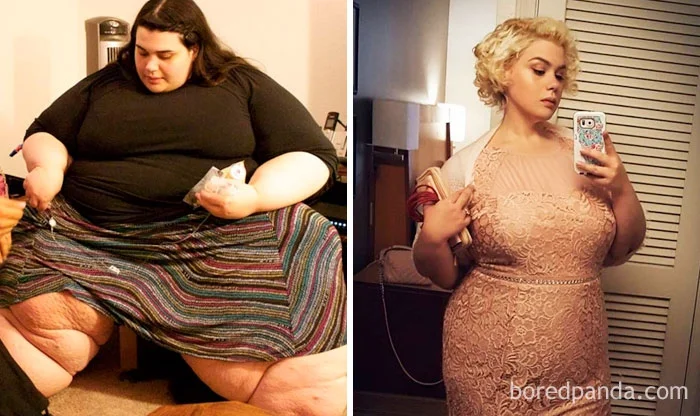 Вражаючі фото людей 'до' і 'після' схуднення, які надихають зайнятися собою - фото 348820