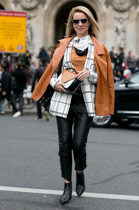 Звезды streetstyle демонстрируют фантастические образы с кожаными брюками - 352078 Звезды streetstyle демонстрируют фантастические образы с кожаными брюками - фото 352078