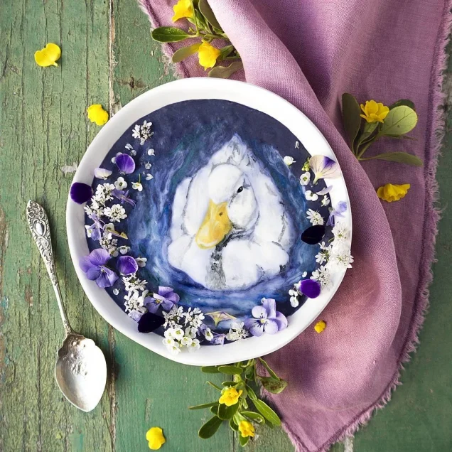 Небачена краса: художниця із Нової Зеландії малює картини зі смузі на сніданок - фото 352888