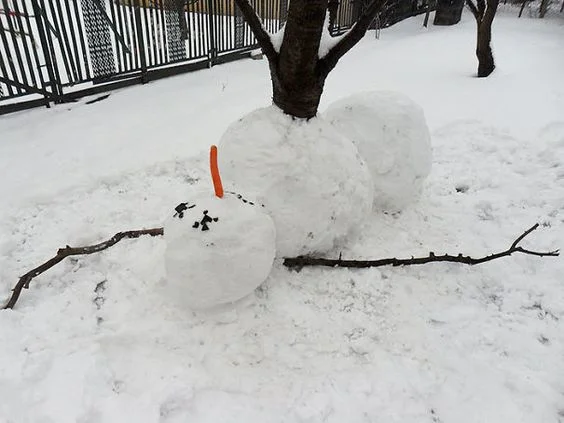 Згадати дитинство: прикольні сніговики, які вам точно захочеться зліпити - фото 356600
