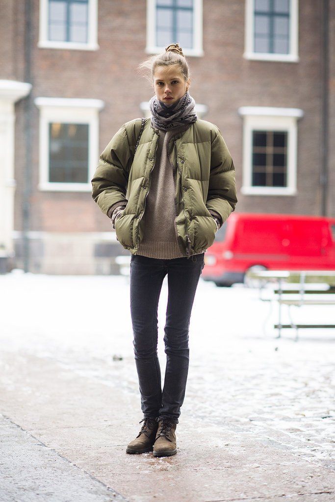 Street style: модные образы с шарфом для зимнего сезона - 354635 Street style: модные образы с шарфом для зимнего сезона - фото 354635