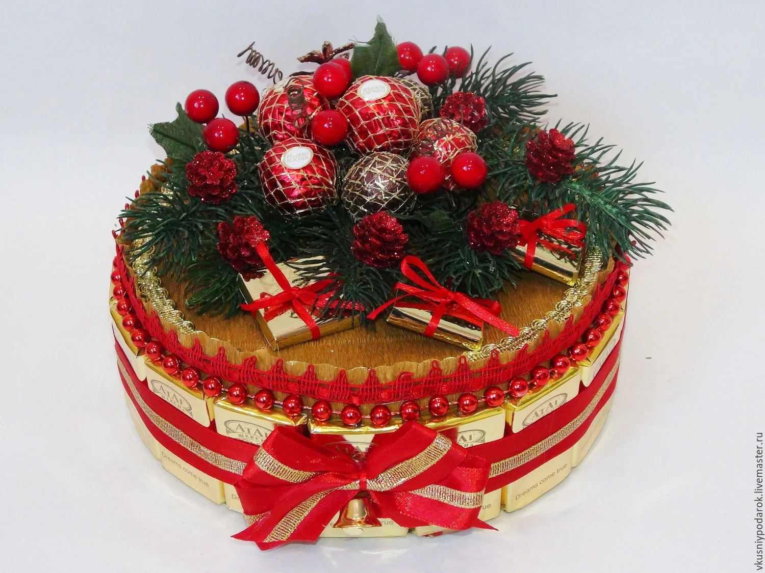 Новий рік 2018: ідеї декору святкового торта - фото 360320