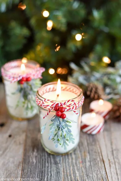 Праздничные идеи: как украсить дом на Рождество с помощью свечей - фото 356655
