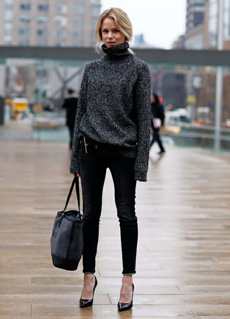 Модная вещь зимнего сезона - свитер «с горлом» - фото 355819