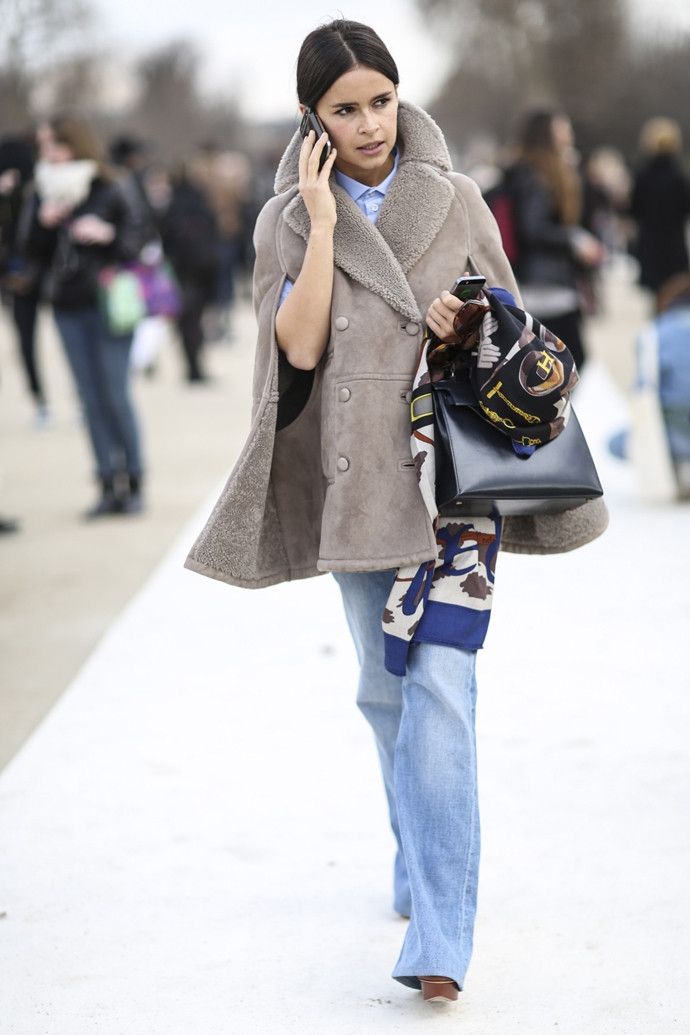 Street style: модные образы с шарфом для зимнего сезона - 354637 Street style: модные образы с шарфом для зимнего сезона - фото 354637