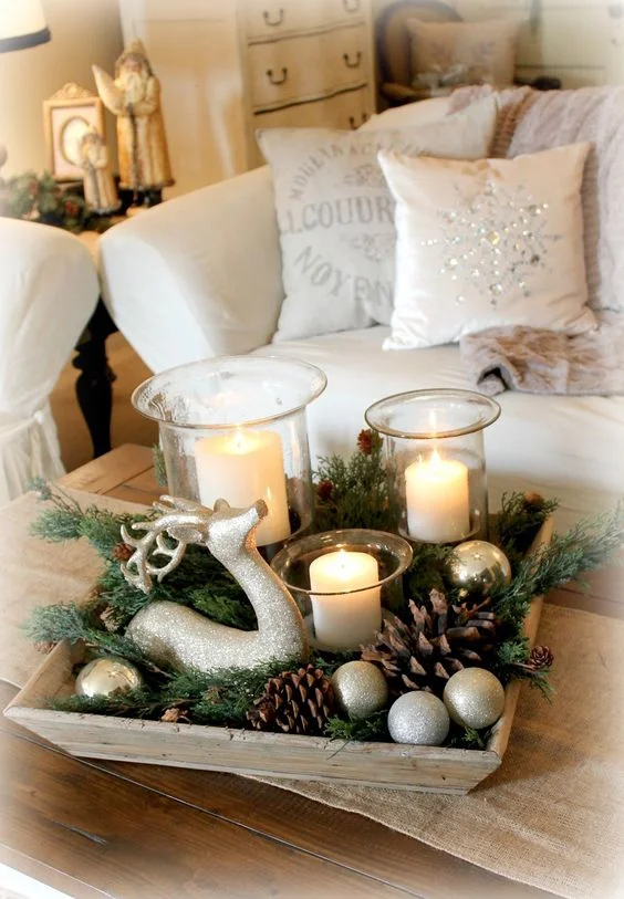 Праздничные идеи: как украсить дом на Рождество с помощью свечей - фото 356653
