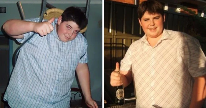 До і після: хлопець схуд на 80 кілограмів і став сексуальним пожежником - фото 355009