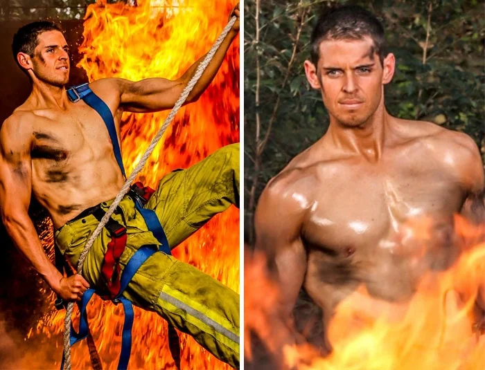 До и после: парень похудел на 80 килограммов и стал сексуальным пожарным - фото 355016