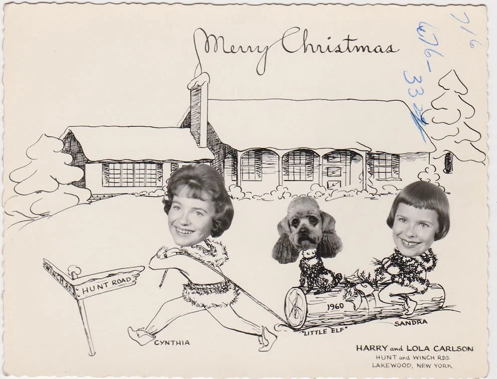 Ці різдвяні ретро-листівки з домашніми тваринами розсмішать вас до сліз - фото 358650