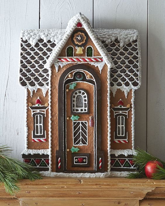 Пряничный домик: 20 идей декора вкусного рождественского символа - фото 359294