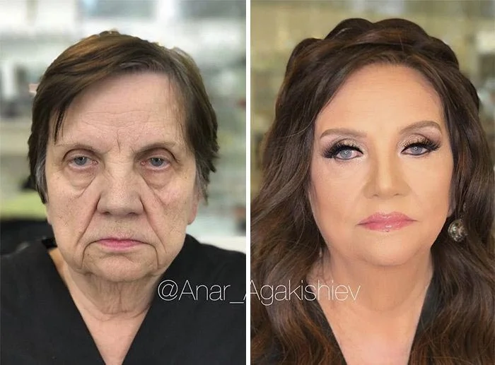 Невероятные превращения женщин с помощью макияжа, в которые трудно поверить - фото 362272
