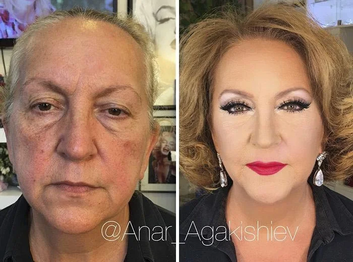Невероятные превращения женщин с помощью макияжа, в которые трудно поверить - фото 362276