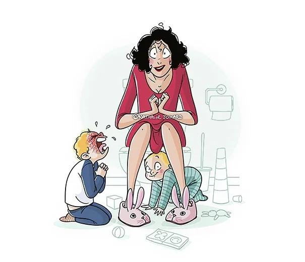Смішні комікси про те, що бути мамою - ще те випробування - фото 361313