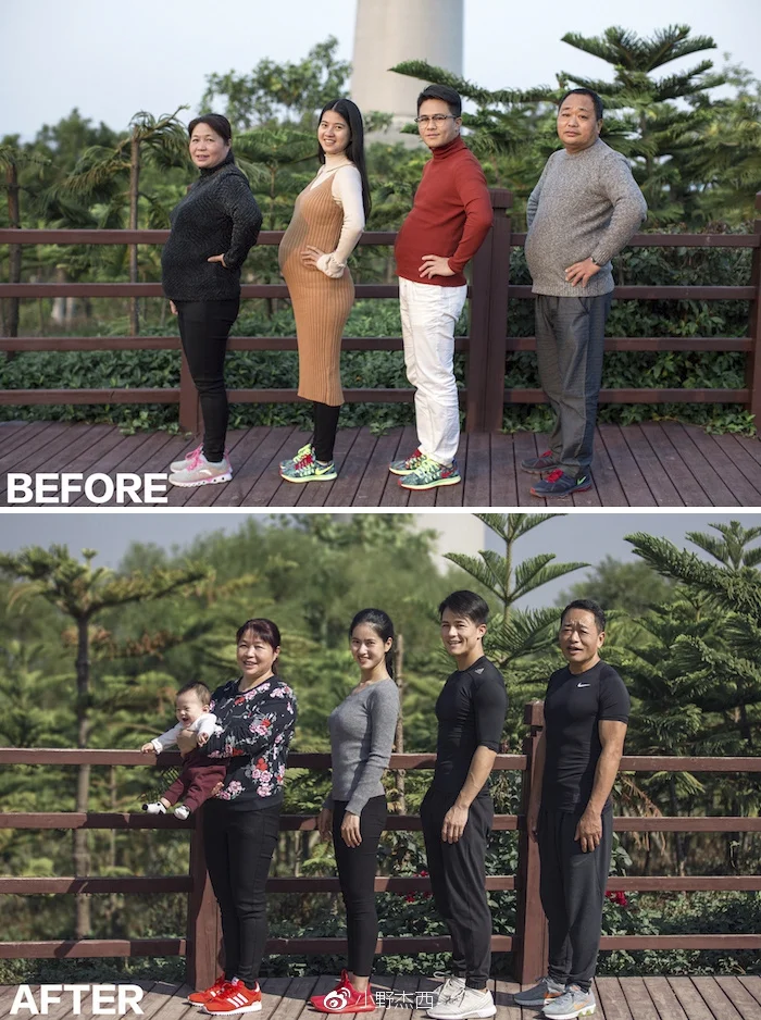 Эта семья полгода занималась спортом, чтобы похудеть - вот, как она теперь выглядит - фото 361237