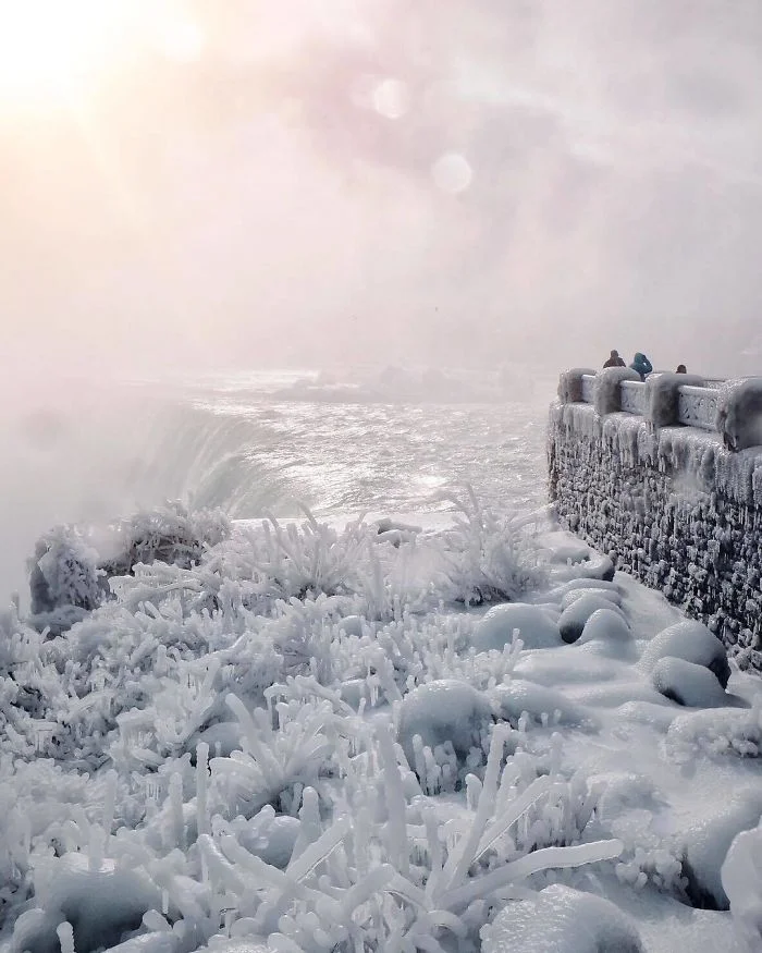 Ніагарський водоспад замерз, і це видовище приголомшує - фото 361192