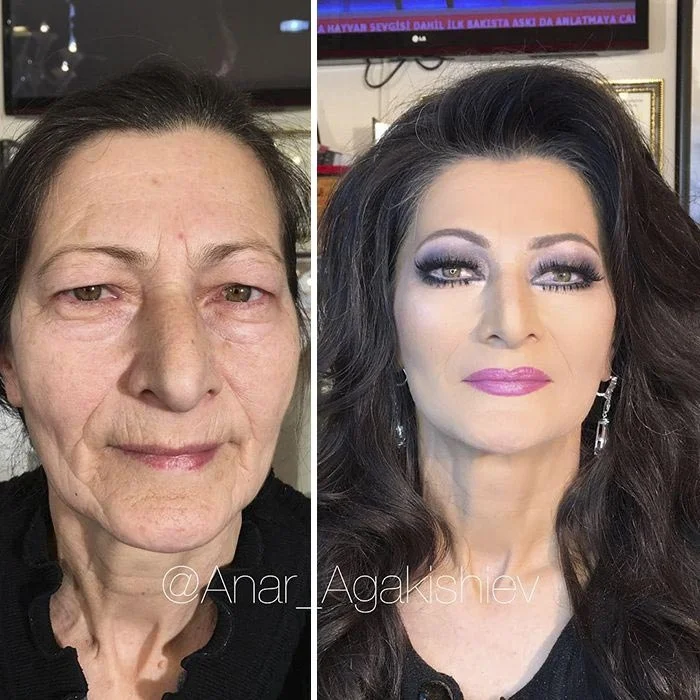 Невероятные превращения женщин с помощью макияжа, в которые трудно поверить - фото 362284