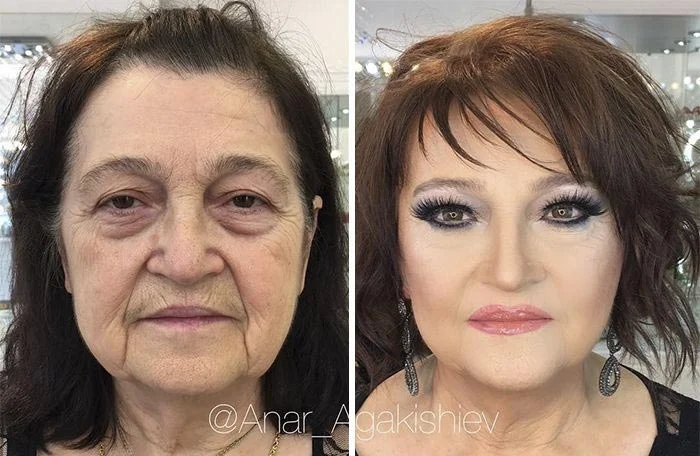 Невероятные превращения женщин с помощью макияжа, в которые трудно поверить - фото 362275