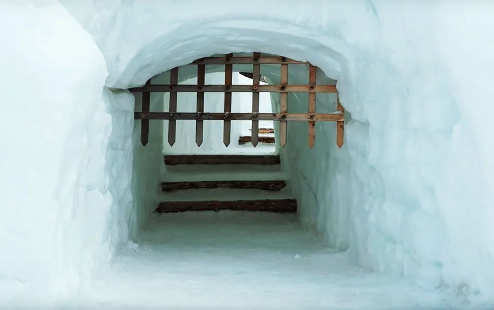 У Польщі збудували найбільший у світі сніговий лабіринт - фото 364264